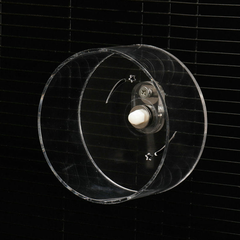 Roue d'exercice en acrylique pour Hamster Fitness Running