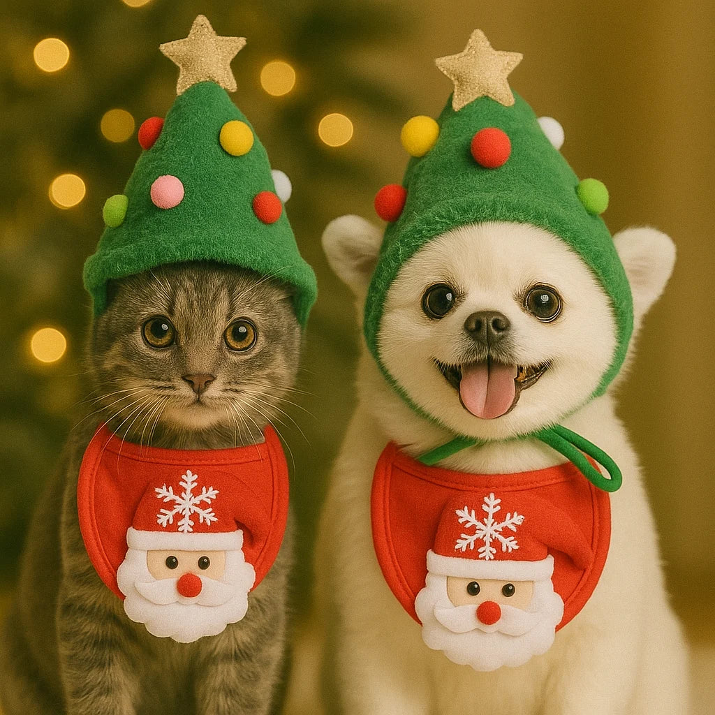 PawTree™ Déguisement de noël pour chat et chien