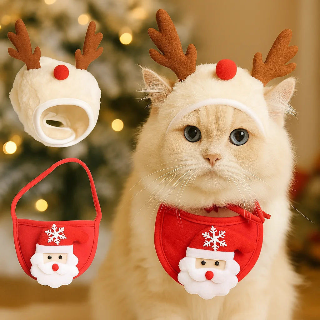 PawTree™ Déguisement de noël pour chat et chien