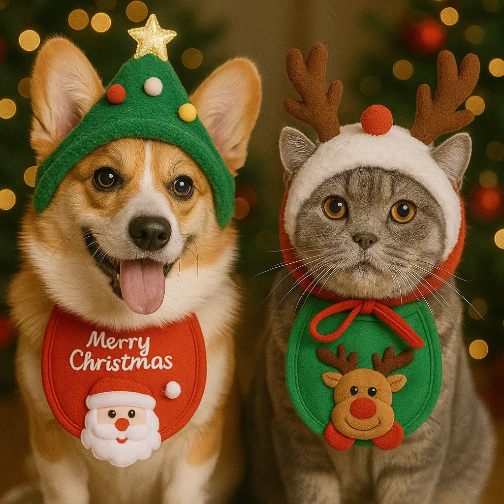 PawTree™ Déguisement de noël pour chat et chien